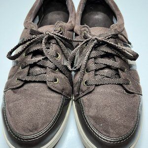 Vionic By Orthohrel technology dark brown walking sneakers, size 9 Preowned